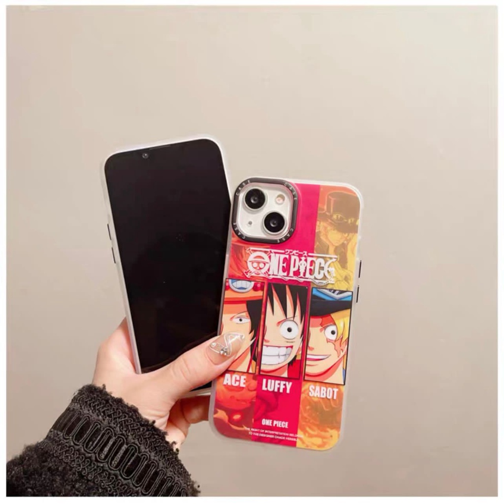 NEW ONEPIECE !! MANGA ONE PIECE ACE LUFFY SABOT JAPAN PRINTING CASE IPHONE 14 PROMAX 14 PRO 14 13 PROMAX 13 PRO 13 12 PROMAX 12 PRO 12 11 SOFTCASE