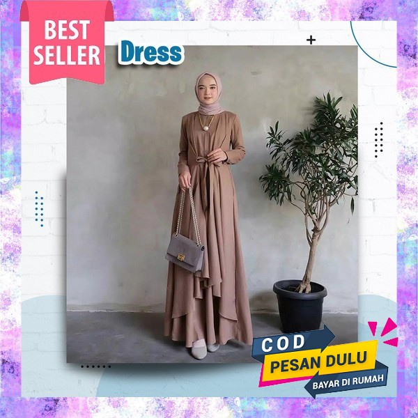 Gamis Couple Keluarga Ilalang Green Sarimbit Rauna Terbaru 2023 Promo Baju Sarimbit Cople Pasangan M