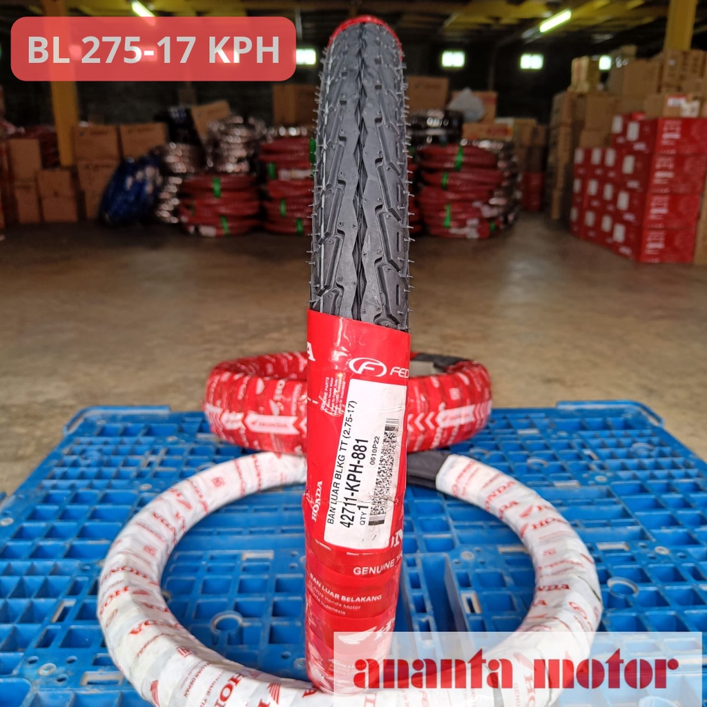 020725 ANANTA BAN LUAR 275-17 KPH BELAKANG FEDERAL HONDA ORIGINAL 42711-KPH-881