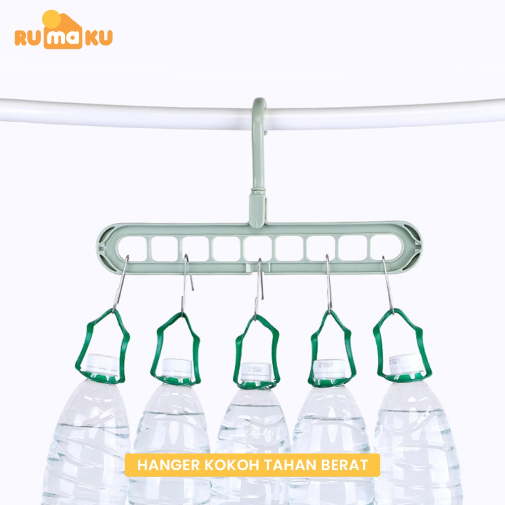 Rumaku Magic Hanger Gantungan Baju Ajaib 9 Lubang Hemat Tempat