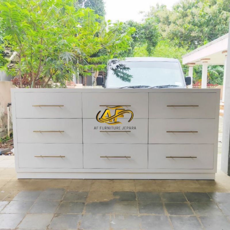 bufet minimalis duco mewah/bufet kayu jati moderen