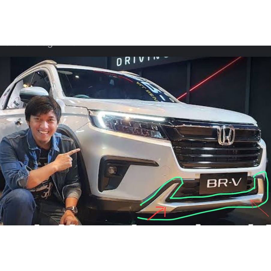 Garnish lower body kit bemper depan belakang Honda brv BRV BR-V 2021 2022 2023 original