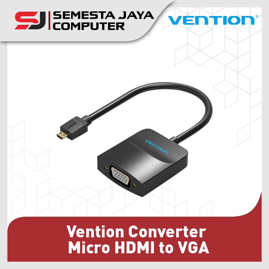 Vention AGB Converter Micro HDMI to VGA Audio Micro Usb Power AGBBB