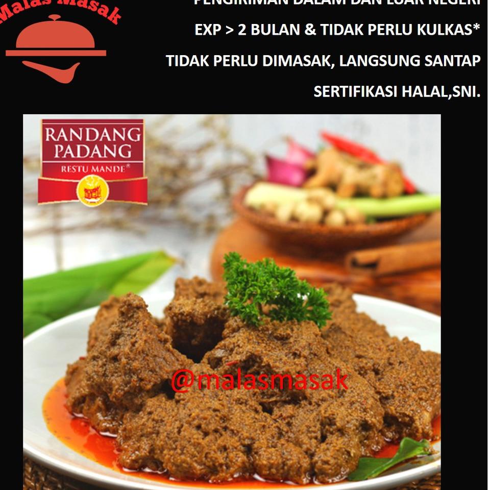 

✥ Rendang Basah Padang Restu Mande Ori 300 Gram ➤