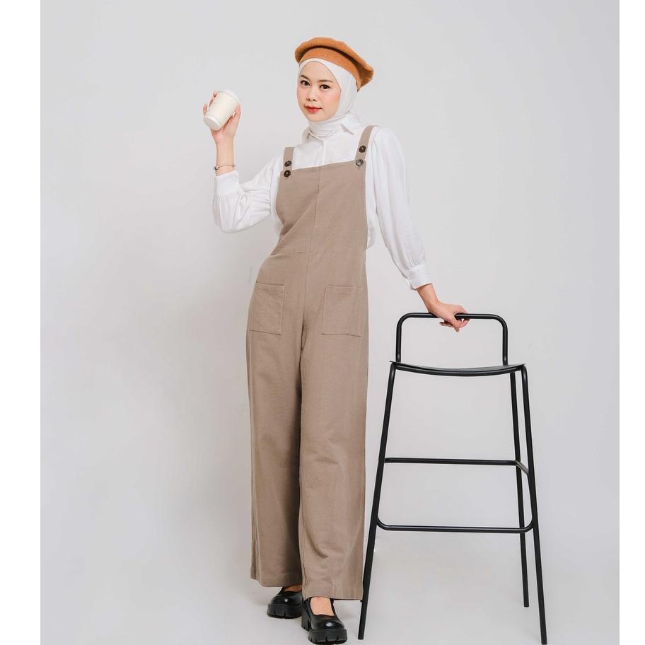 Mayoutfit Benira Overall | Overall Linen Wanita