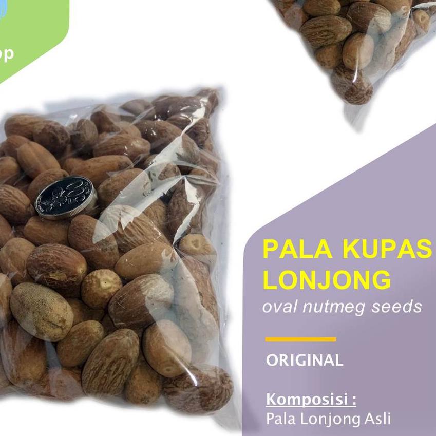 

➣ Biji Pala Kupas Lonjong 250 g, 500 g, 1 kg (Nutmeg seeds) ♜