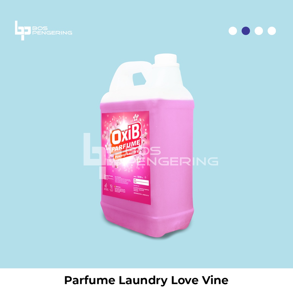 Pewangi Pakaian Laundry - OxiB Parfum Aroma Love Vine 5 Liter Fresh Tahan Lama