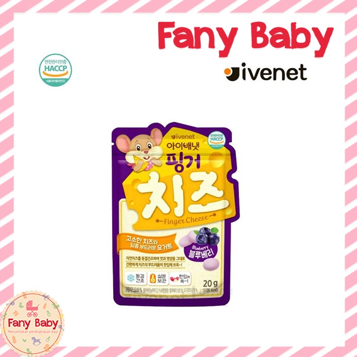 IVENET FINGER YOGURT CHEESE BLUEBERRY 20GR