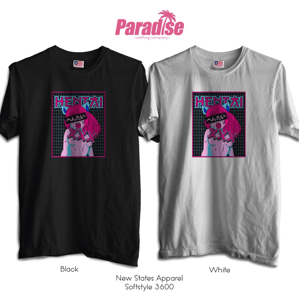 PARADISE Baju Kaos Anime - H3ntai
