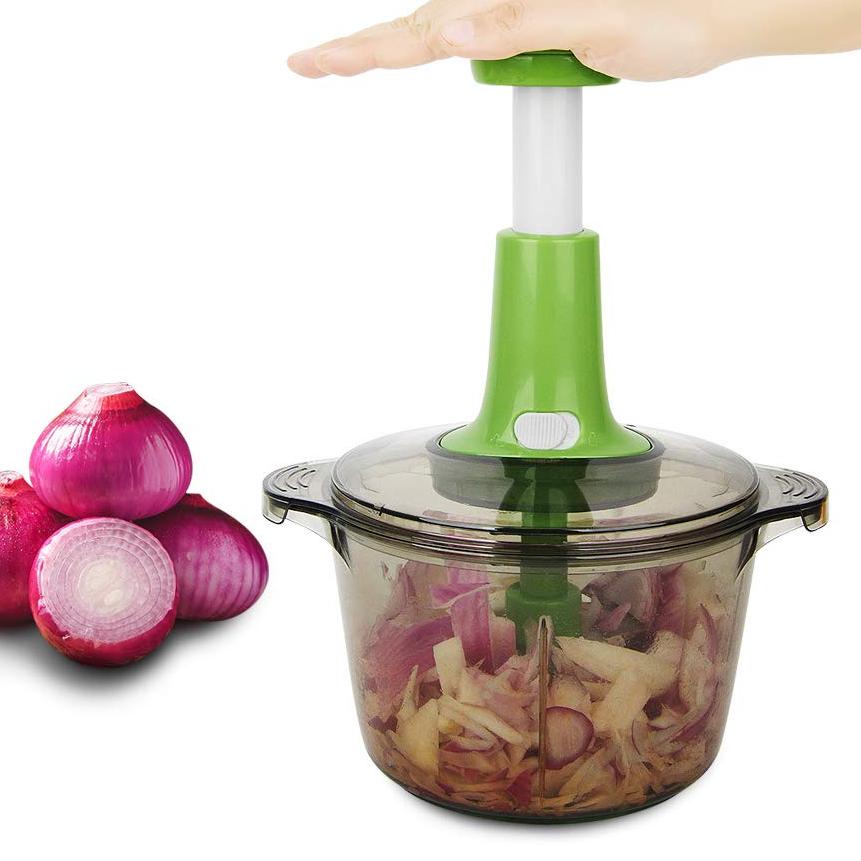 12.12 FLASH SALE BMJSTORE-Chopper Blender Pemotong Manual 3 Mata Pisau ??