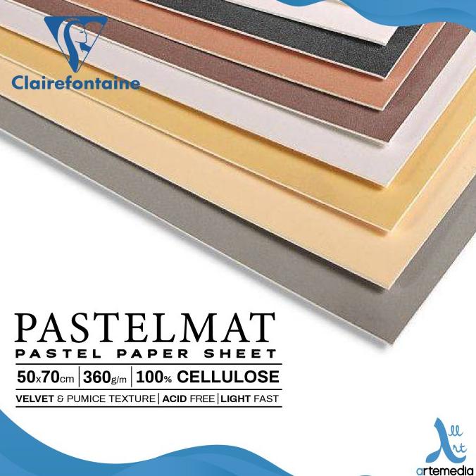

Kertas Gambar Clairefontaine Pastelmat Pastel Paper Sheet