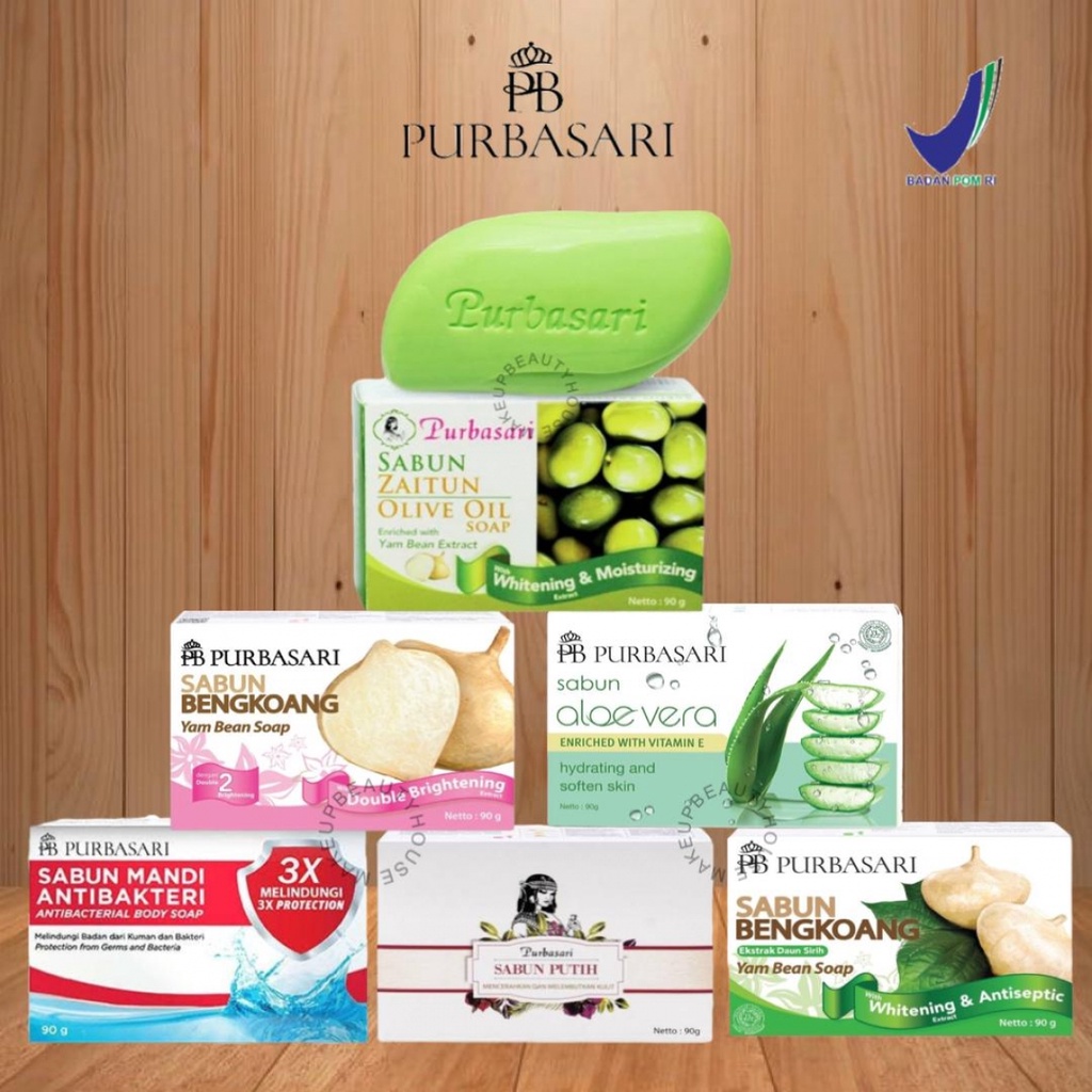 PURBASARI BODY SOAP/SABUN MANDI all Variant - 90gr