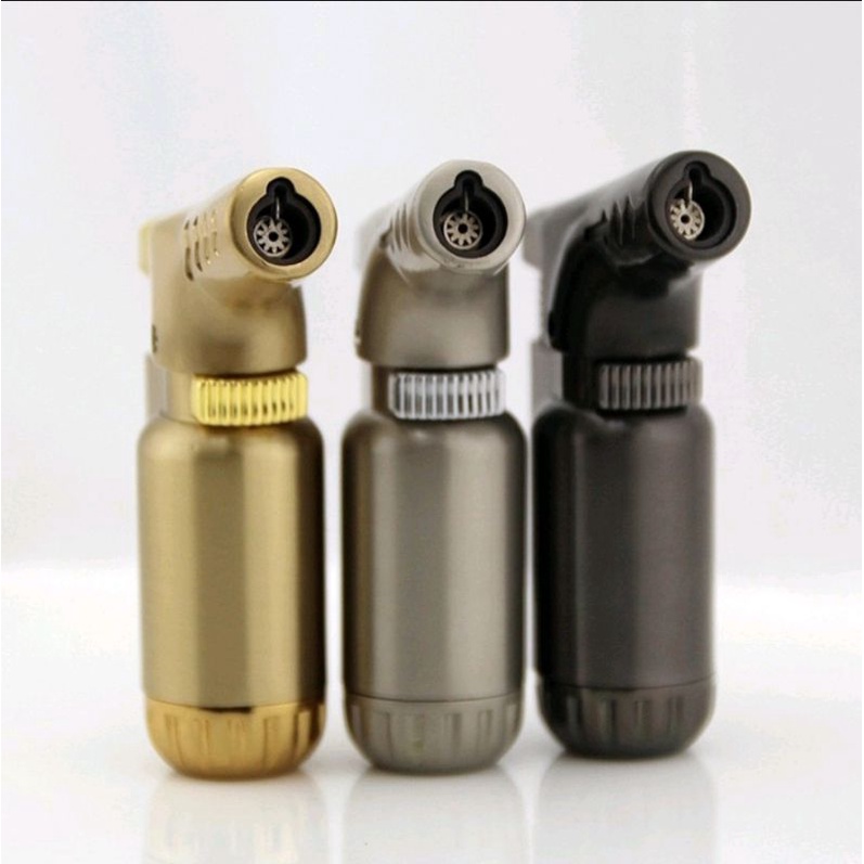 Korek Api Jet Logam Outdoor Tahan Angin - Gas Lighter Turbo Torch Anti Badai