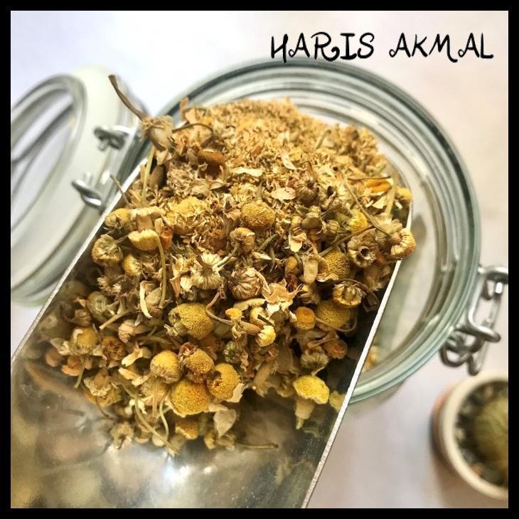 

TEH BUNGA CHAMOMILE / DRIED CHAMOMILE FLOWER TEA 50GR SANGAT AMPUH