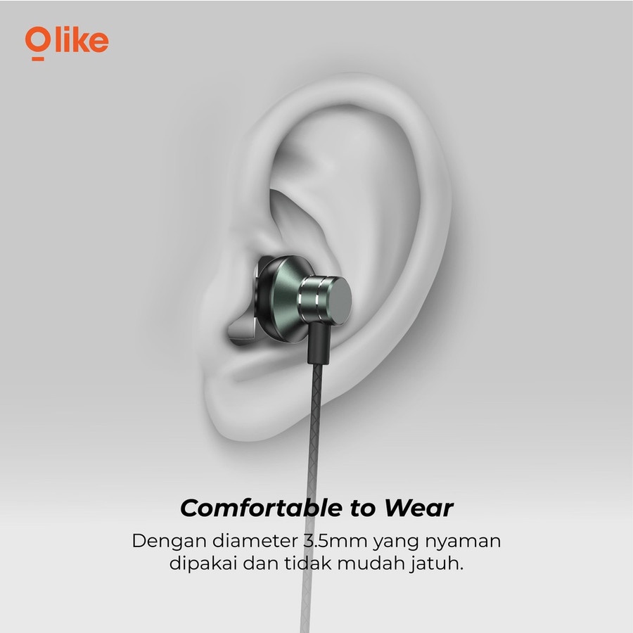 Olike E13 Wired Earphone Game-on Clear Sound Gaming