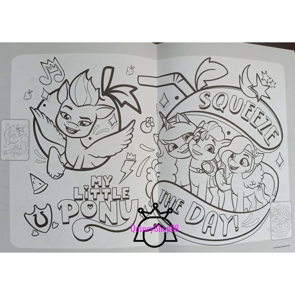 murah Buku Mewarnai / Coloring Book My Little Pony + Bonus Stiker new