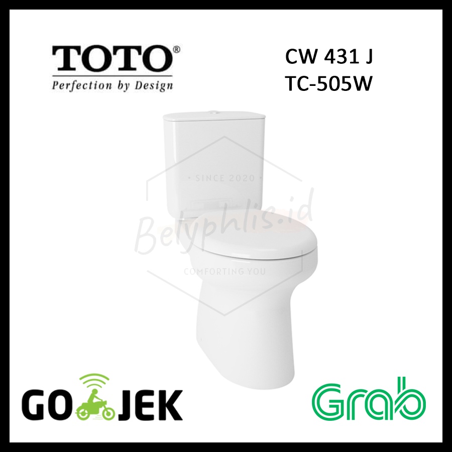 CW 431 J | Kloset Duduk Toto Ø 50 cm | Monoblok Toto ( BANDUNG ONLY )