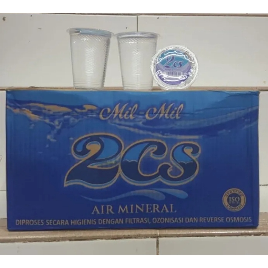 

2 CS Gelas/Cup Air Mineral 220ml x 48 pcs (1 Dus) - Air Minum