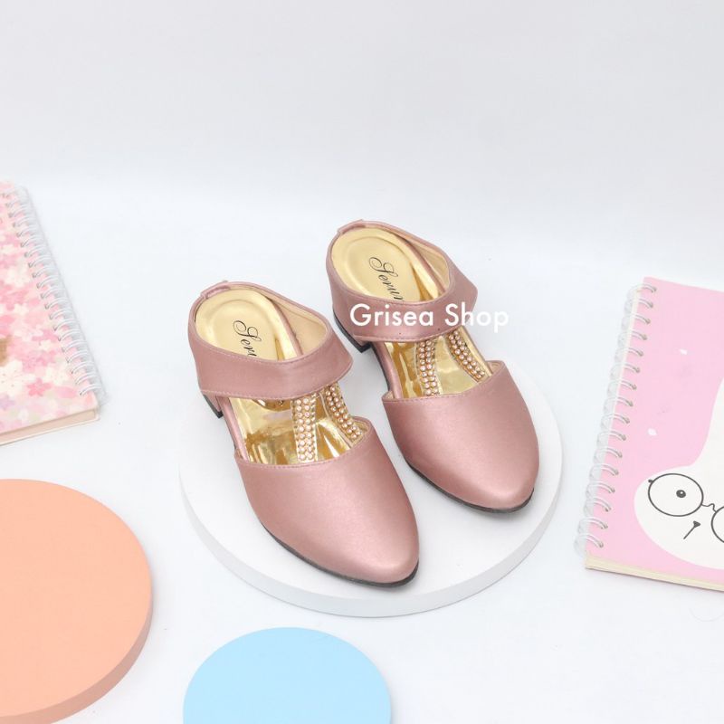 imsima Heels kimmiee HAA-02 Hells pink anak perempuan / Sepatu pesta anak usia 3 smpi 10 tahun / Sep