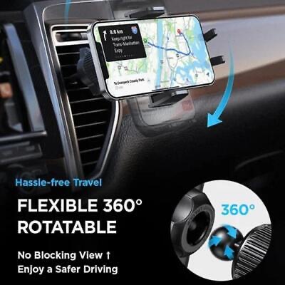 Phone Holder Hook Klip Air Vent Car / Holder Hp Mobil Putar 360rotasi