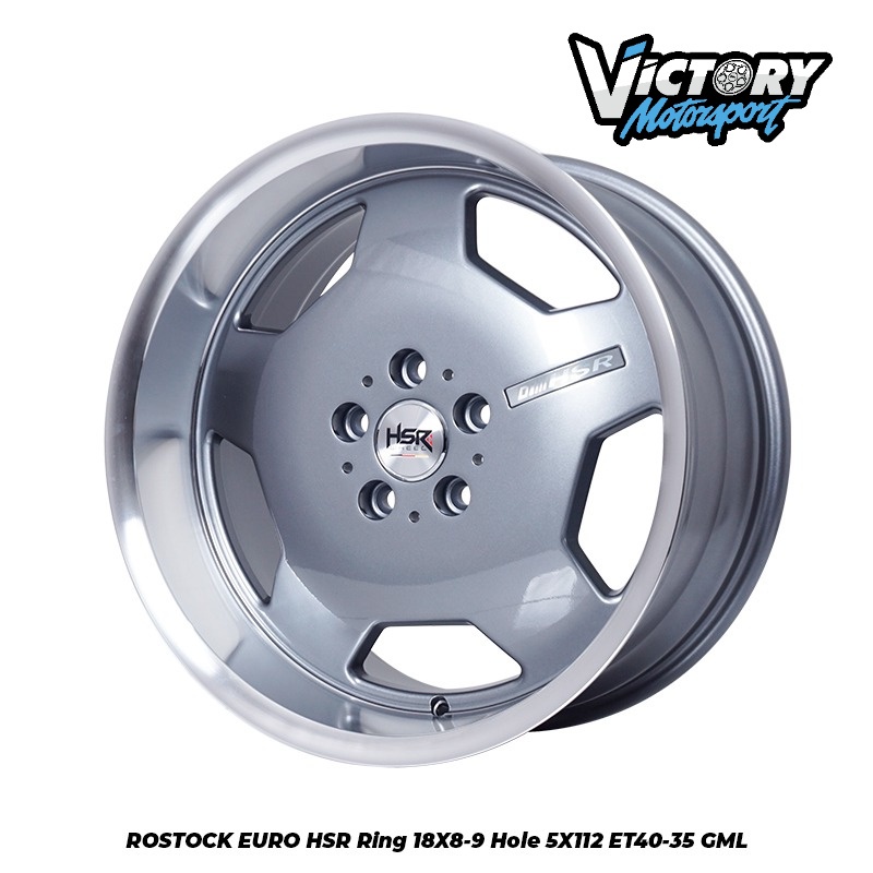 Jual Velg Mobil Celong Ring 18 HSR ROSTOCK Pelek Racing R18 Velg Mercy Innova Hrv Xpander Juke Terio