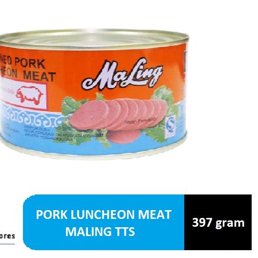 

☚ Ham Maling TTS Luncheon Meat Pork Kaleng 397 gram ♠