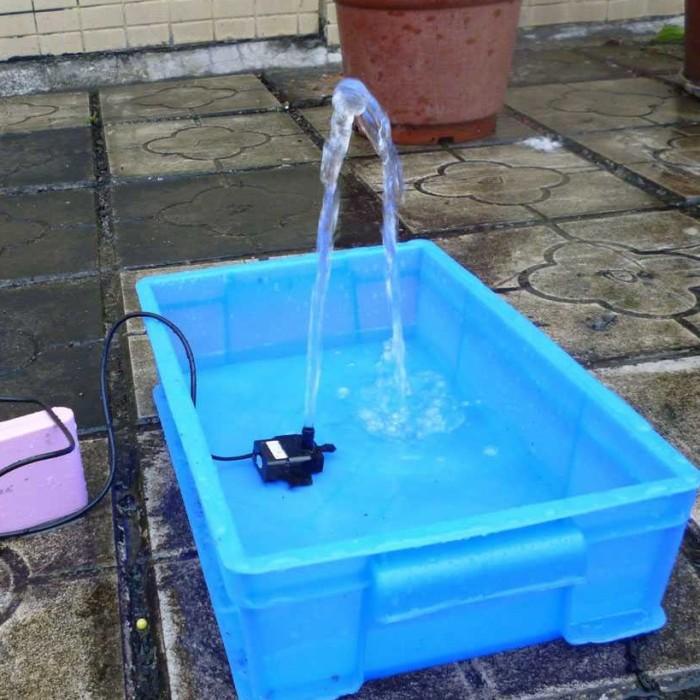 pompa mini hidroponik solar cell otomatis