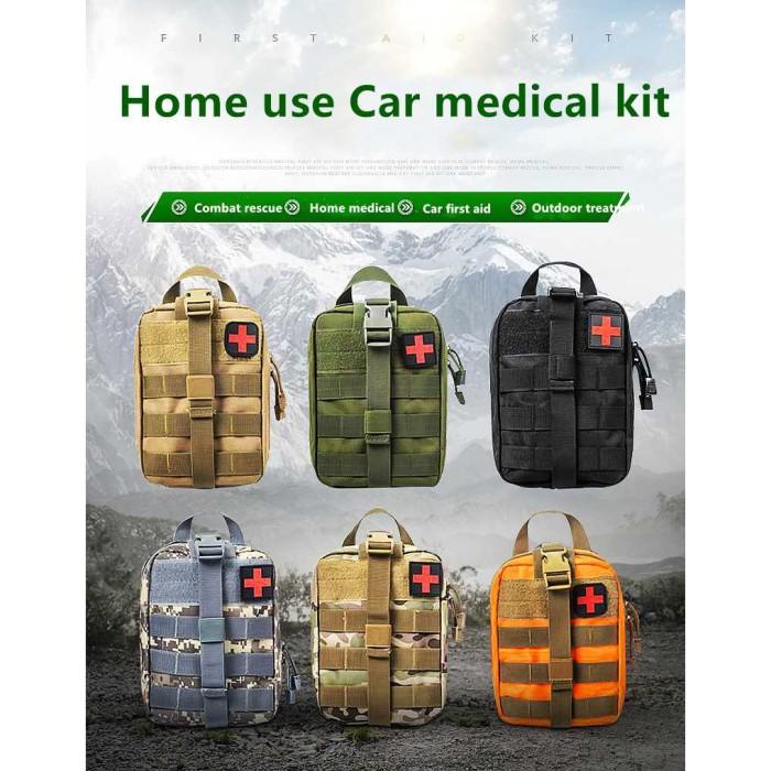 Tas Medis P3K Army Pouch Pinggang Obat First Aid Kit Medical Bag