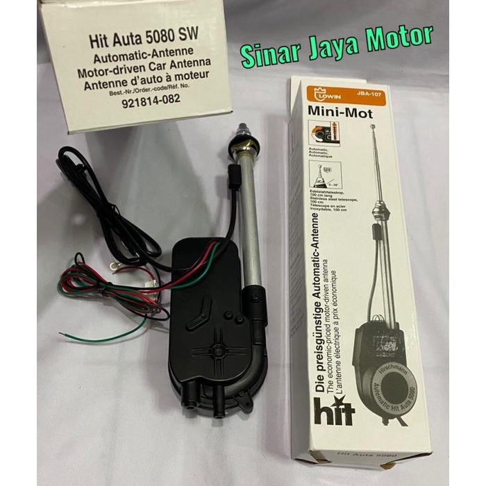 ANTENA RADIO MOBIL / CAR RADIO ANTENNA JBA 107 MINIMOT OTOMATIS LOWIN