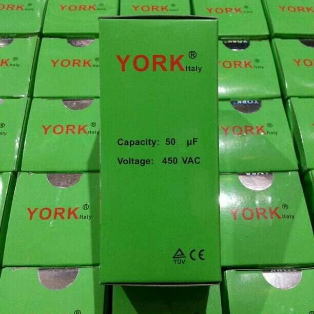 KAPASITOR/CAPASITOR POMPA AIR "YORK 50UF-450V #ORIGINAL