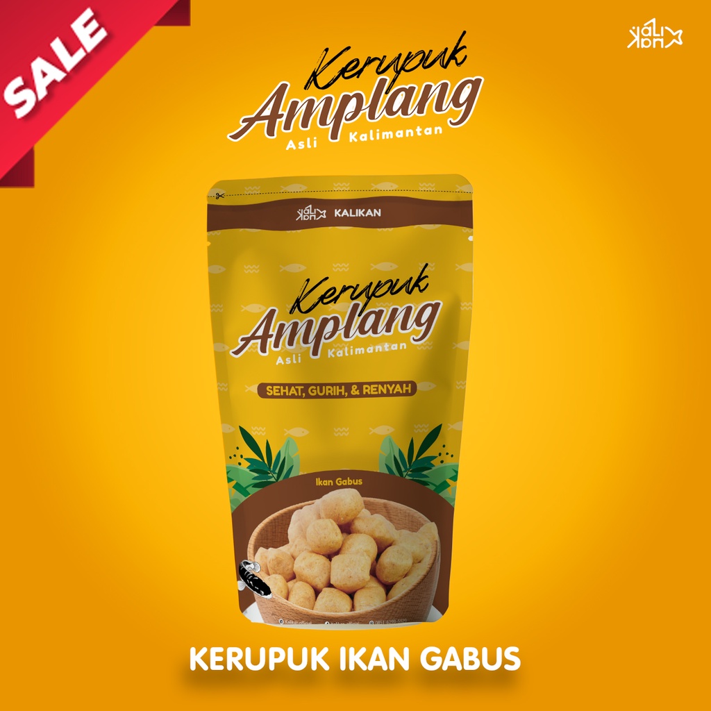 

1 PCS Kerupuk Amplang Kalimantan Gurih Lezat Enak (ikan gabus)