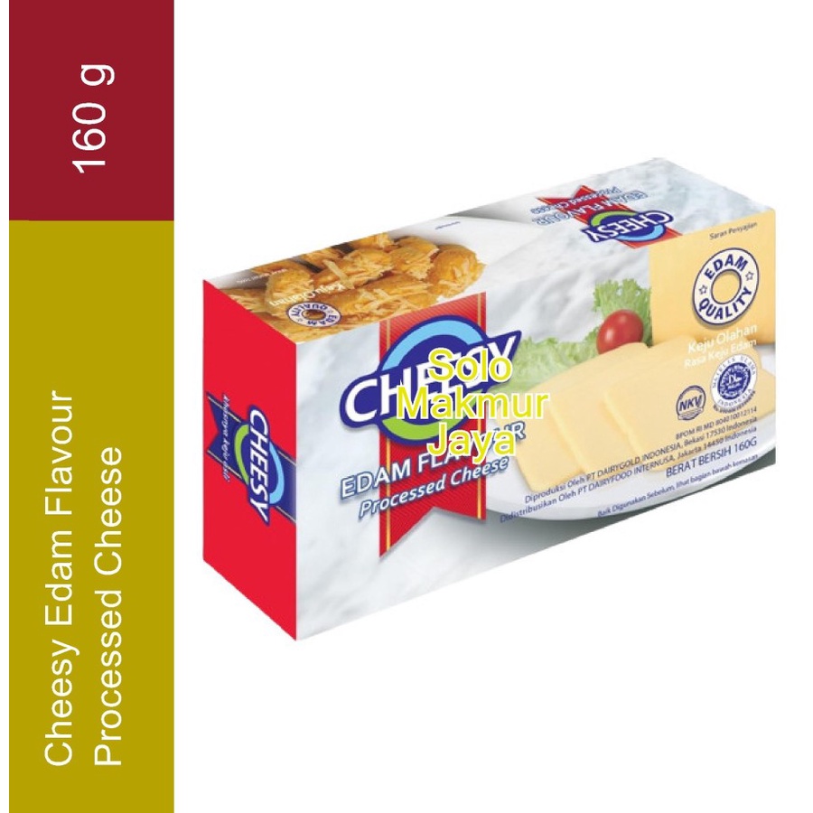 Jual Cheesy Edam Flavour Keju 160 gr / Processed Cheesy / Olahan Keju