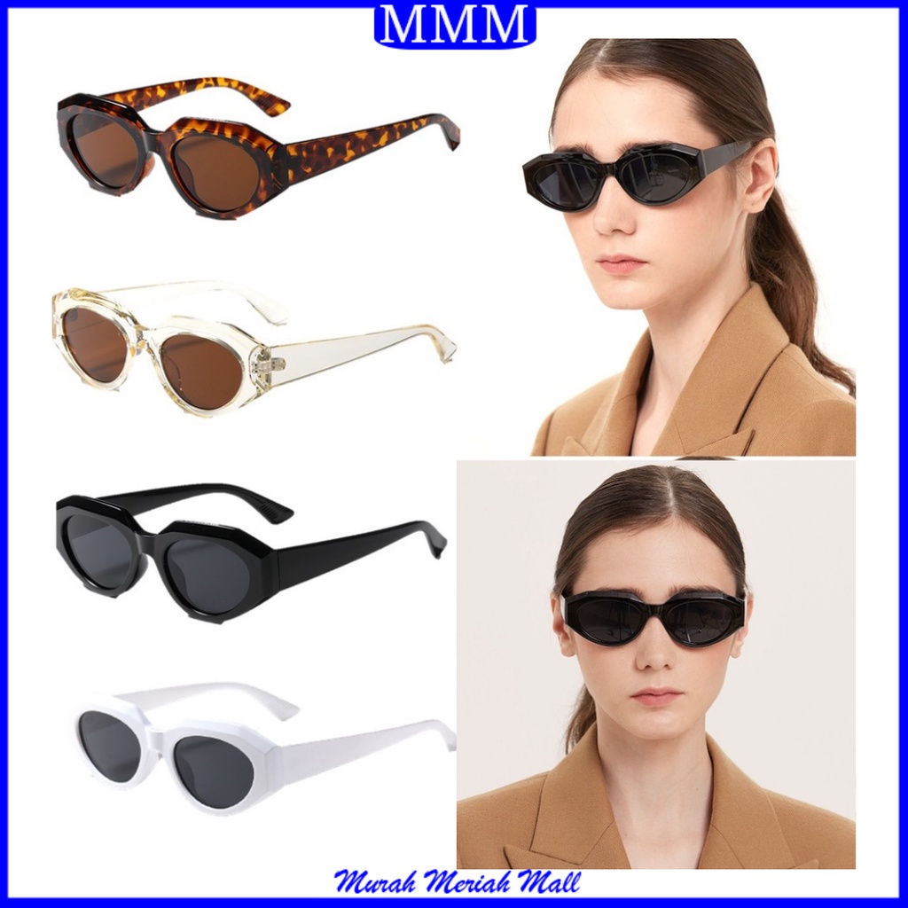 MMM Kacamata Hitam Wanita Retro 6503 Kaca Mata Fashion Retro Vintage Sunglasses Pantai Korean Impor Murah