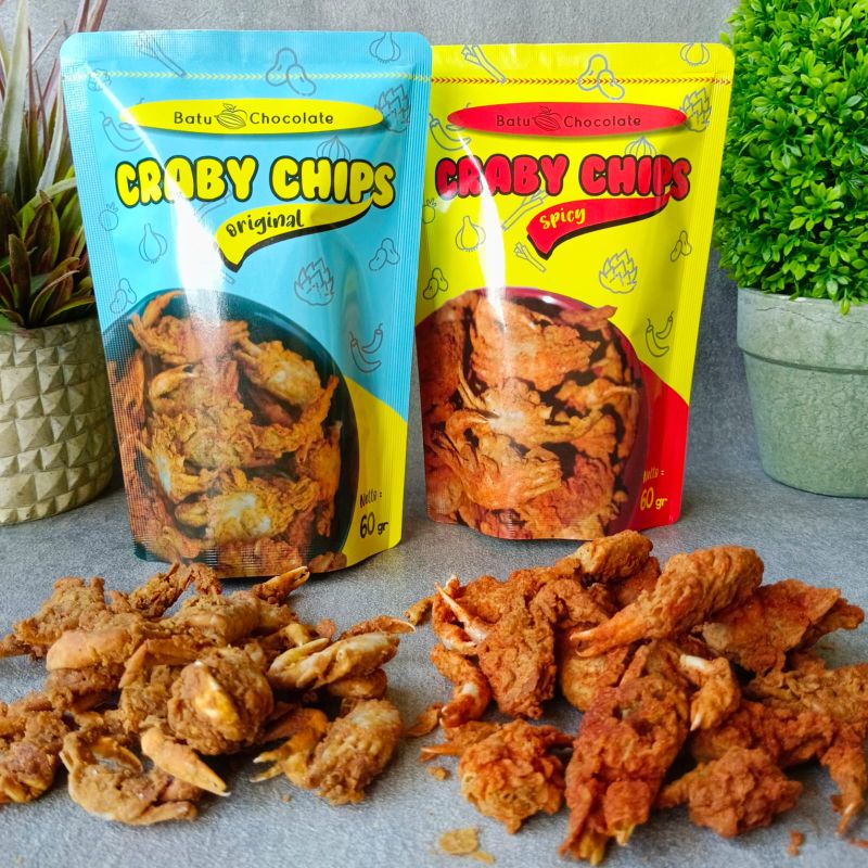 One Mandiri Sukses - Craby Chips Baby Crab - Oleh Oleh Kota Malang Batu