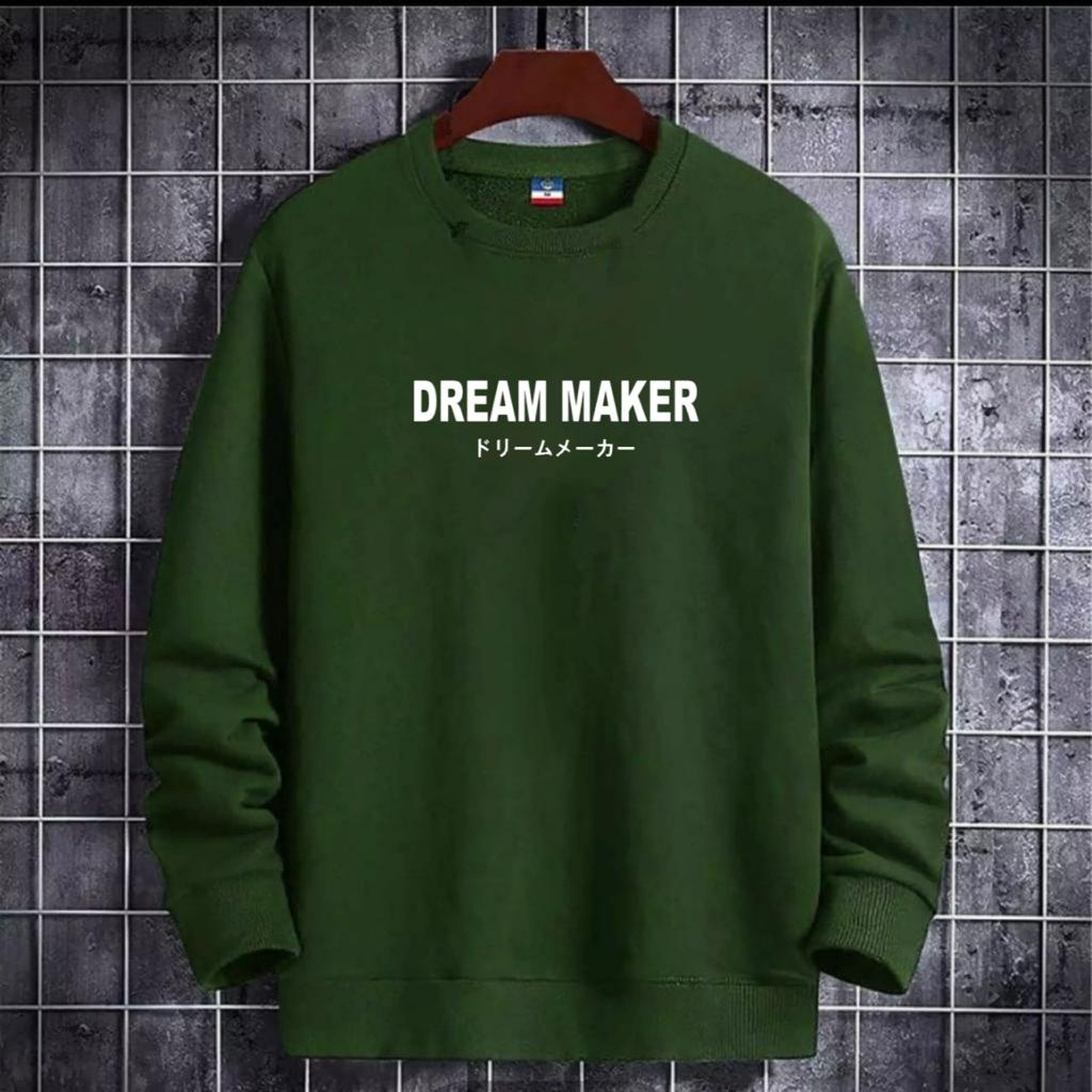 BAJU KAOS PRIA/WANITA UNISEX LENGAN MODEL TULISAN DREAM MAKER / FASHION PRIA / KUALITAS BAJU BAGUS / BAJU POLOS / BAJU MURAH TERLARIS