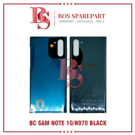 TUTUP BELAKANG SAMSUNG NOTE 10 / N970 BLACK / BACK DOOR / BACK COVER