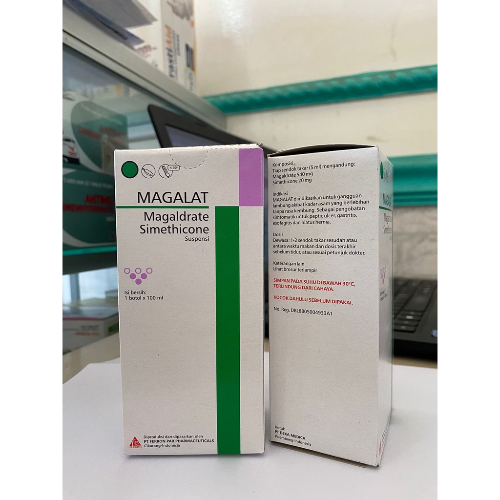 Magalat Sirup 100ML - Sirup Obat Gangguan Asam Lambung