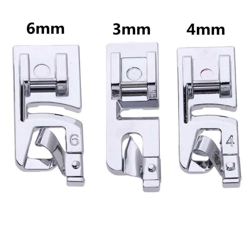 Sepatu Mesin Jahit Set Hem Presser Foot 3 PCS - CYJ-33 - No Color