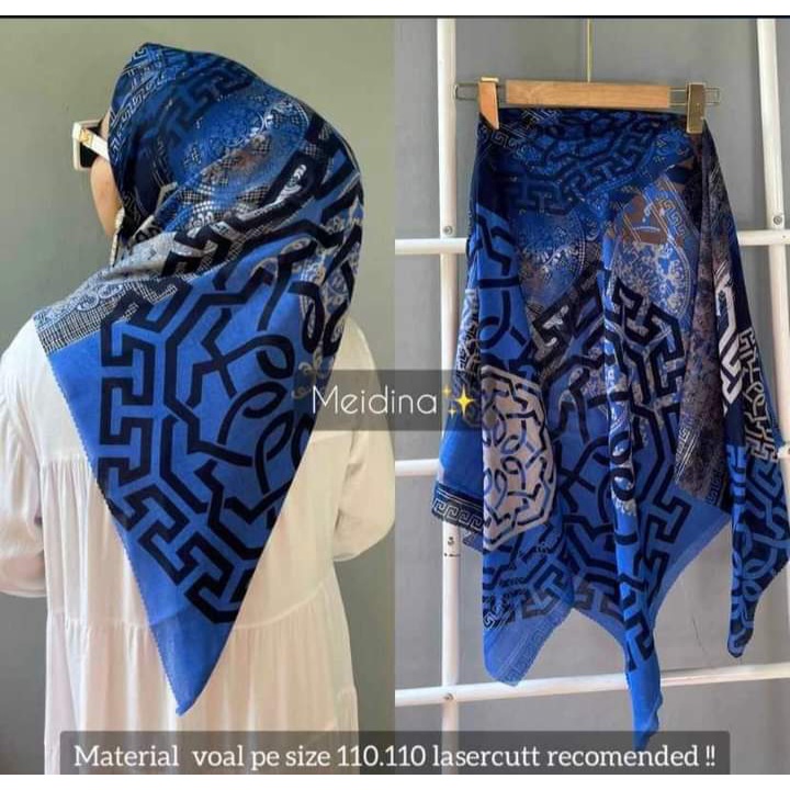 segiempat voal motif random manjha ivan gunawan kw tebaru terlaris