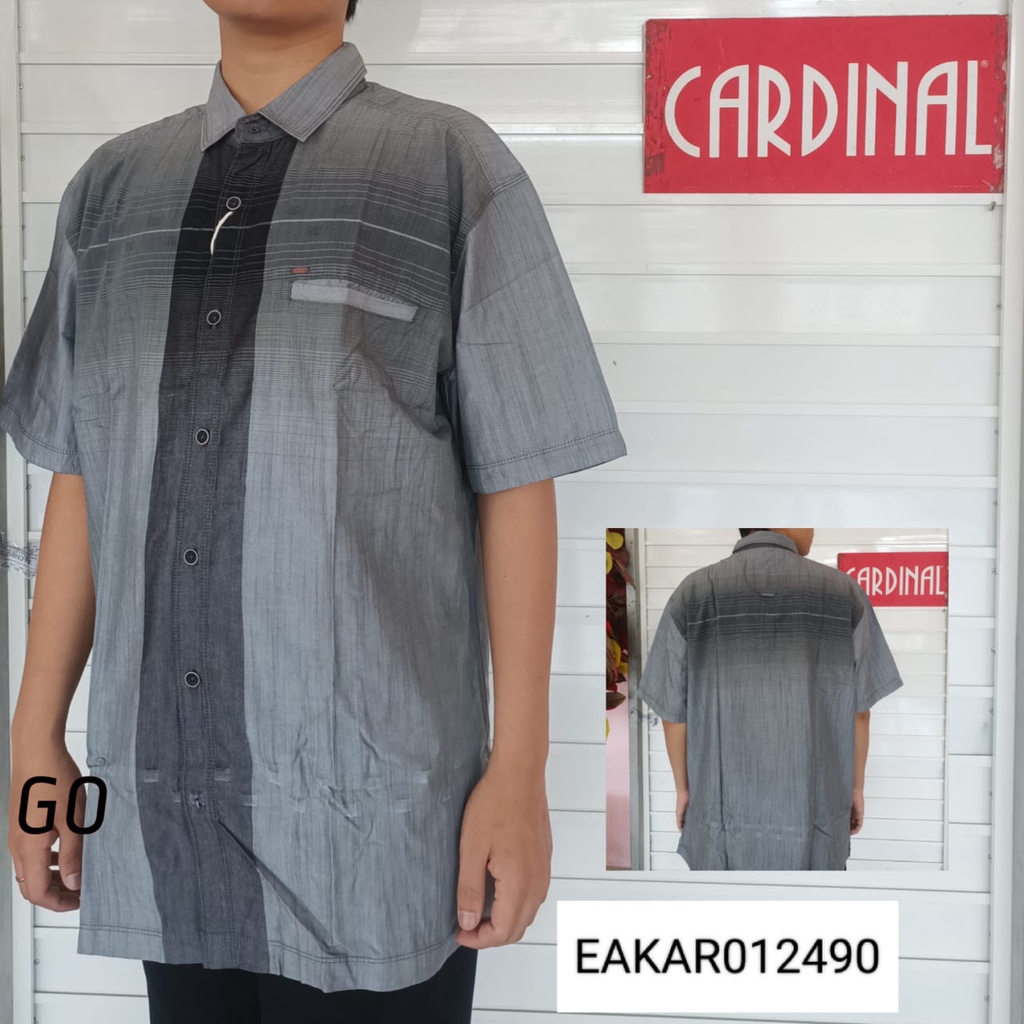 gof CRRB CARDINAL KEMEJA JUMBO CASUAL Hem Pria Baju Pendek Cowok Pakaian Pria Murah