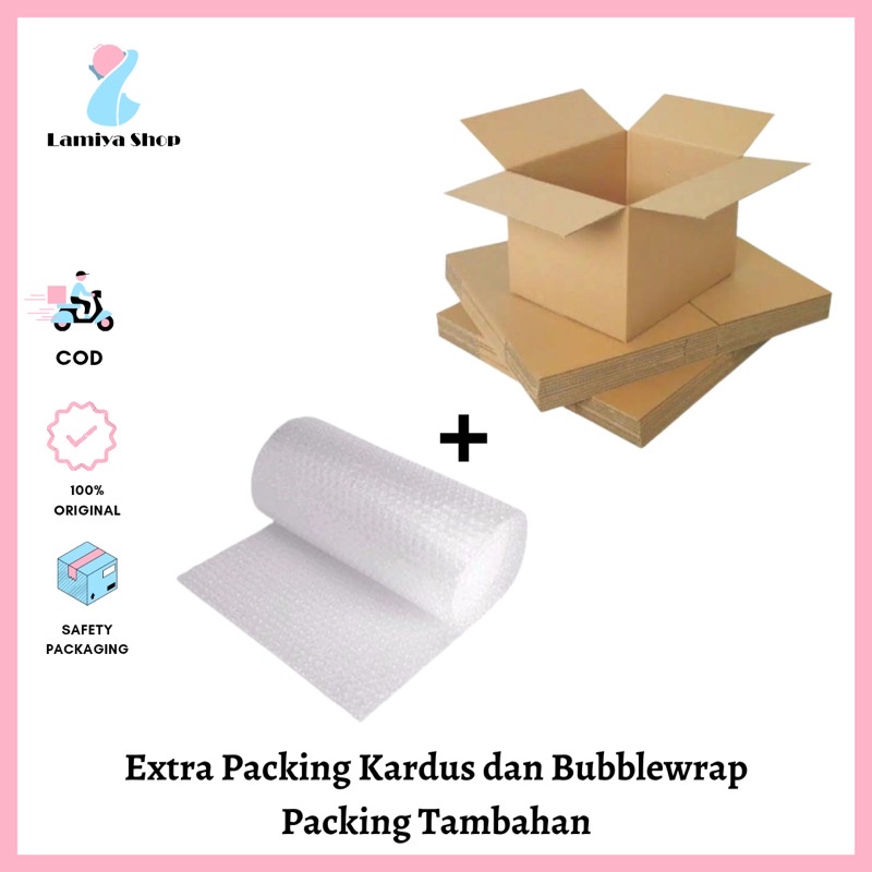 

Extra Packing Kardus dan Bubblewrap Packing Tambahan