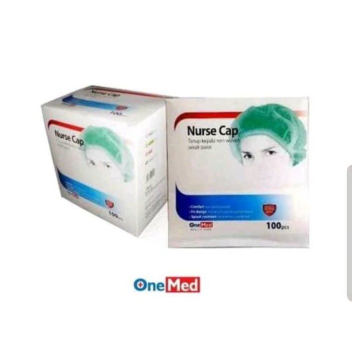 Nurse Cap / Topi Perawat / Penutup Kepala isi 100 pcs - ONEMED