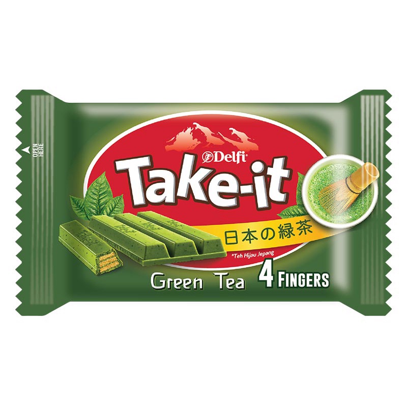 

Delfi Take-it Wafer Cokelat Green Tea 4 Fingers 35 g