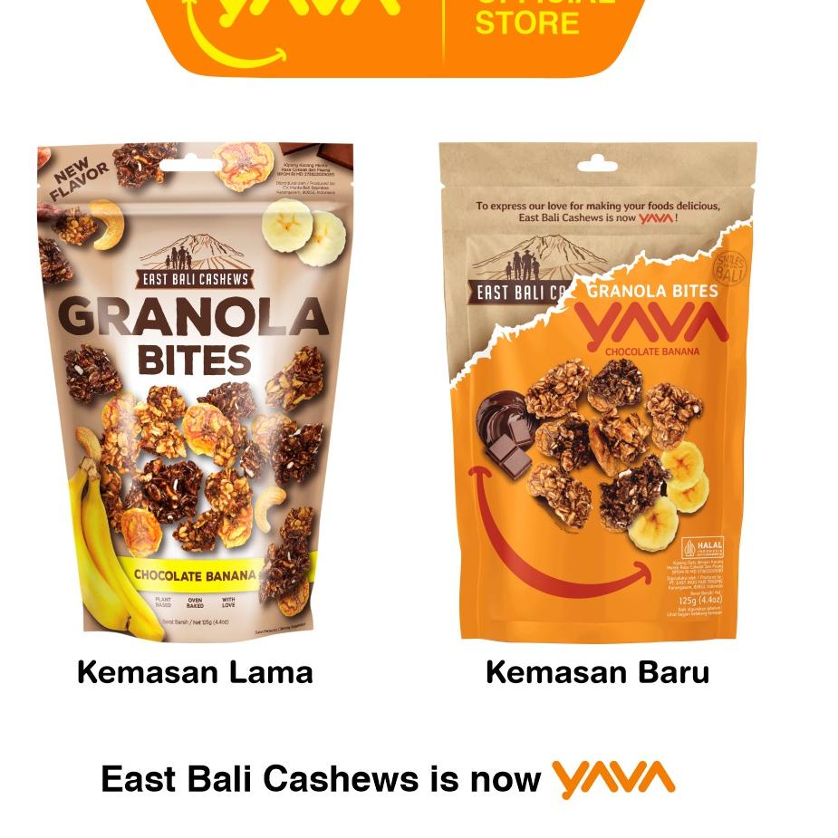 

FLASH SALE YAVA Granola Bites Chocolate Banana 125g grosir