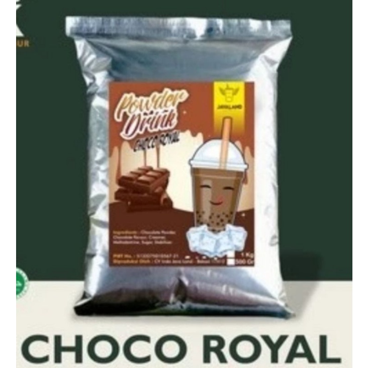 bubuk minuman rasa choco Royal powder drink