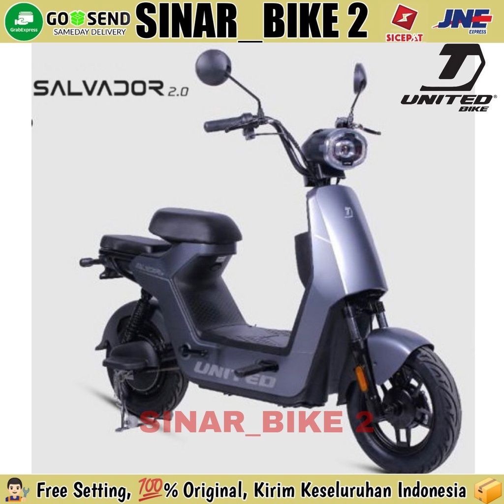 Sepeda Motor Listrik UNITED SALVADOR 2.0 600 Watt Electric Bike