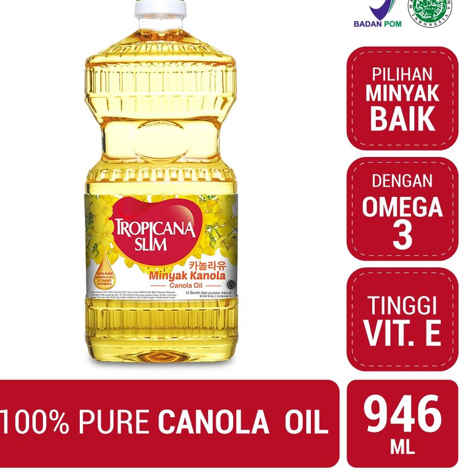 

➻ Tropicana Slim Minyak Kanola 946ml - 100% Pure Canola Oil ♠