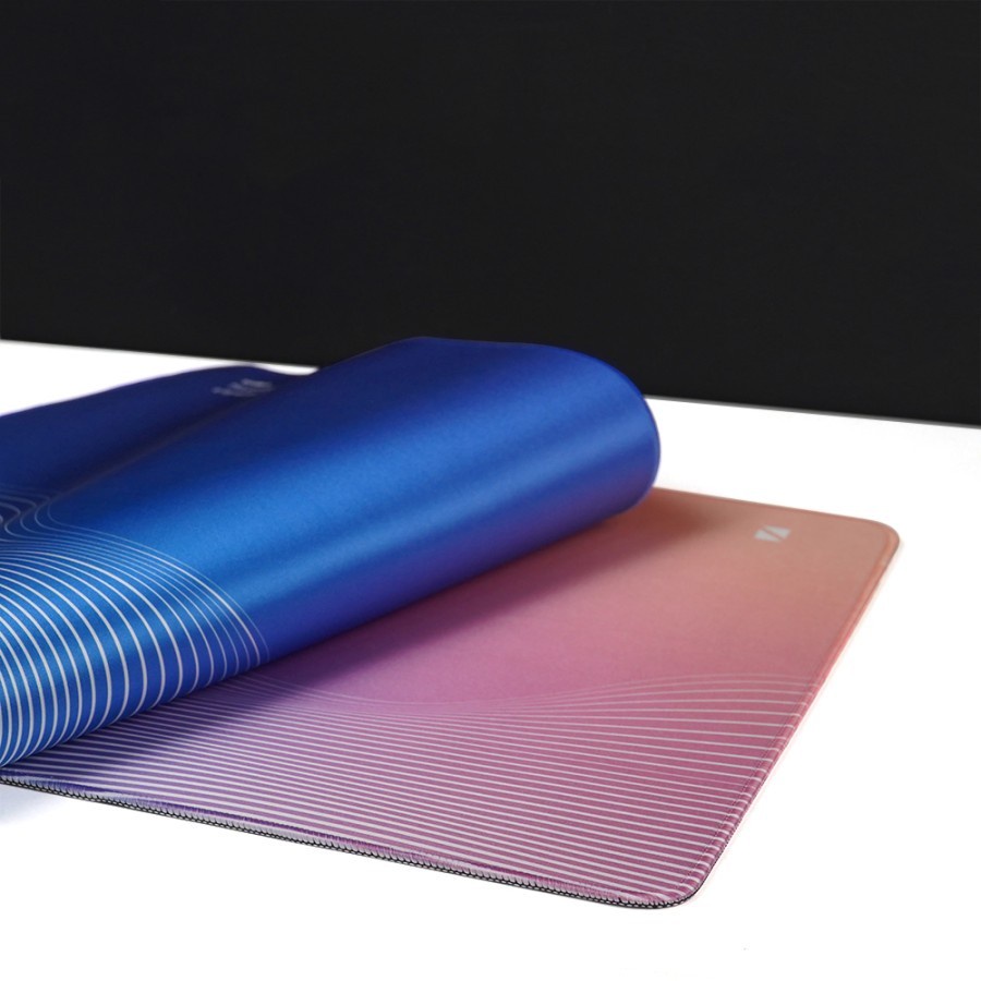 Noir Wave Series Deskmat Gaming Mousepad Microfiber Cloth