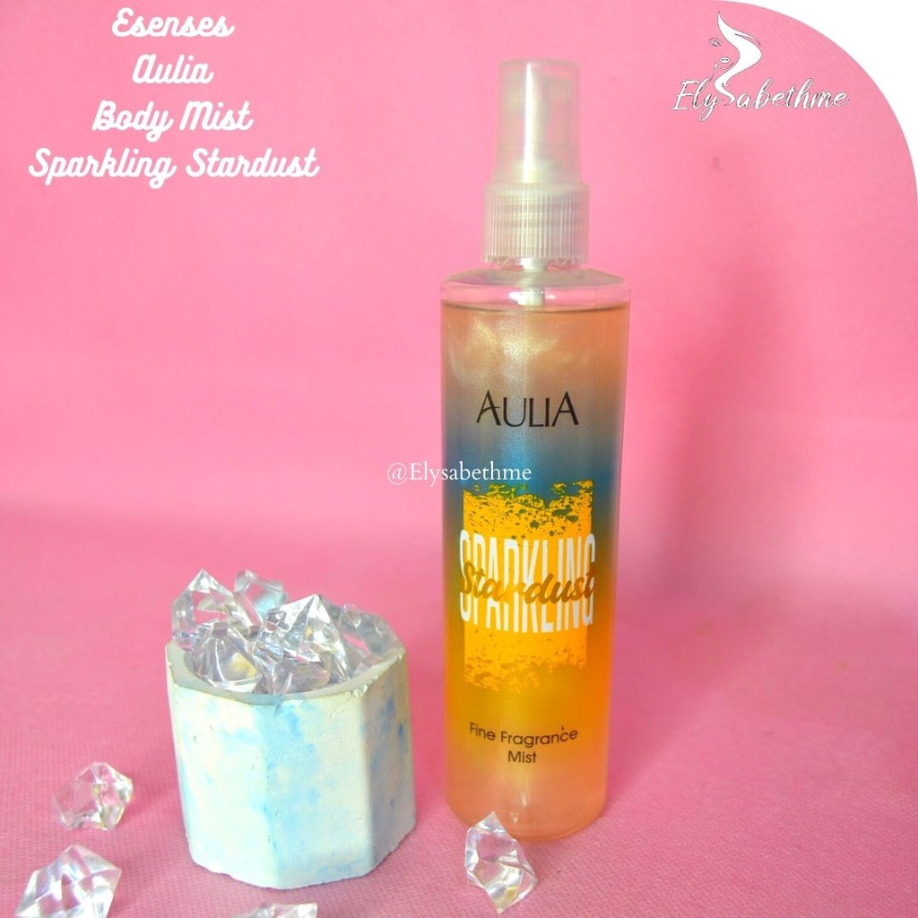 ✿ELYSABETHME✿ [ESENSES] Aulia body mist wangi parfum sparkling glitter bling