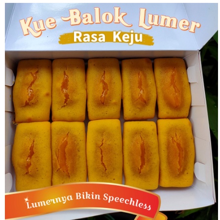 

TERMURAH Kue Balok Lumer CMILEZZ Original Brownies Cake Rasa Keju Premium Dessert Isi 10 Pcs Jajanan Kekinian